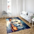 thumbnail image 4 of Happy Halloween Vampire Border Collie BOO with Pumpkins Fun and Spooky Indoor Rug Borders Dog Lovers Gifts Idea Carpet Living Bed Room Sofa Home Decor - 00018, 4 of 5