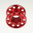 thumbnail image 4 of Xingzhi Spool Reel Aluminum Alloy Lightweight Spools Compact Lightweight Portable Tool Replacement Long-Lasting Scuba Free Diving Red, 4 of 6