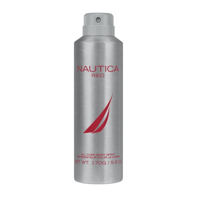 Spray corporal desodorizante Nautica Color Red para hombre 177 ml