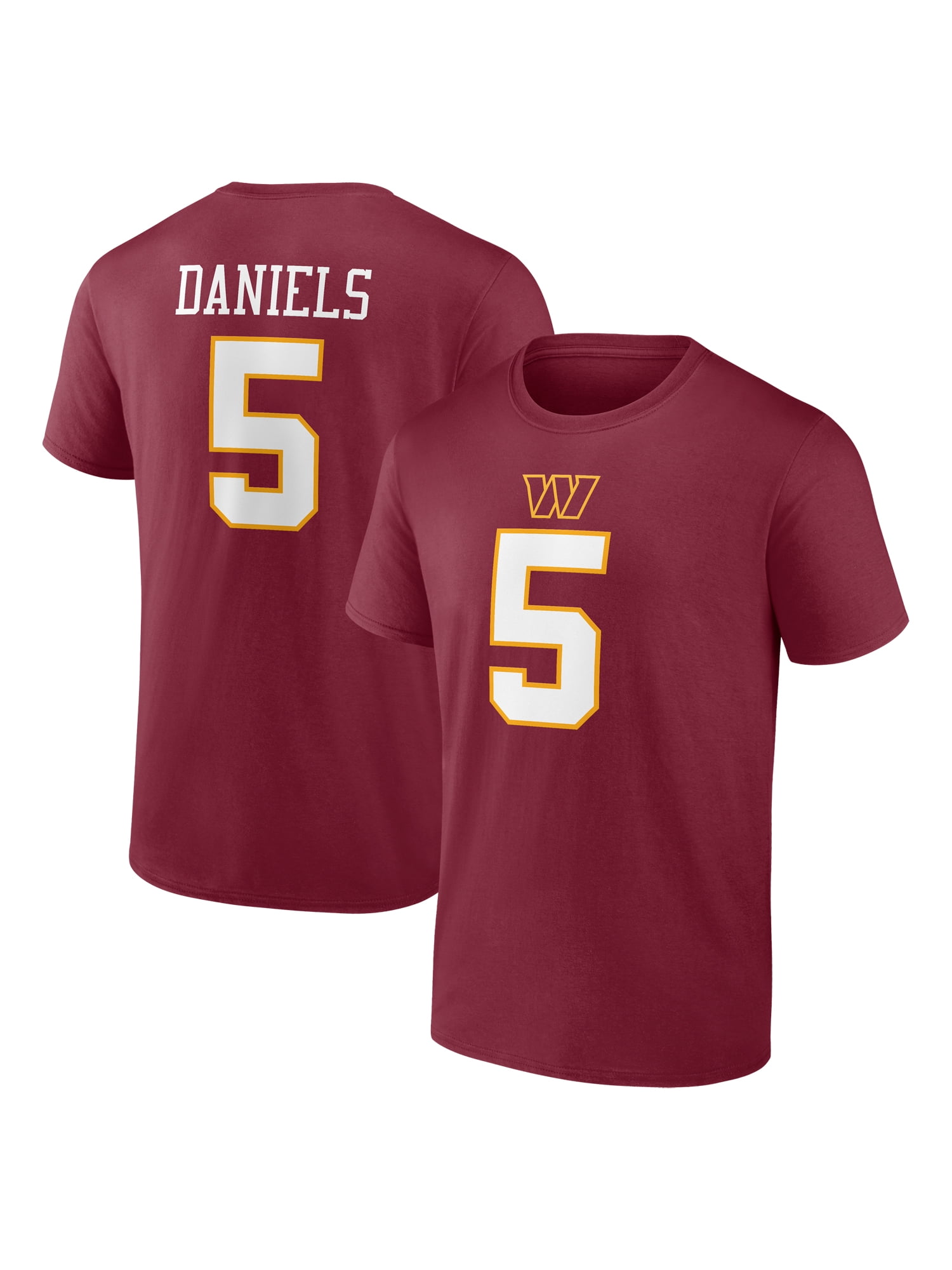 NFL Jayden Daniels Washington Commanders Men's Player Short Sleeve T-Shirt
