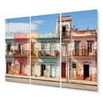 thumbnail image 2 of Designart "Facades of Colorful Cuba II" Architecture Metal Wall Décor Set, 2 of 5