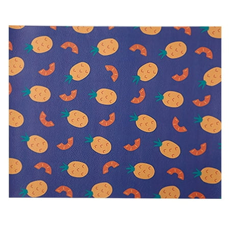 

Thinsont Waterproof Leather Table Mat Heat Insulation Placemat Decorative Dinner Mat with Unique Pattern for Kitchen Living Room Office Picnic No.5