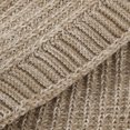 thumbnail image 4 of Bouclair Taupe Ribba Throw 50x60 in (127x152 cm), 4 of 10
