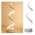 thumbnail image 1 of Lámpara de mesa LED perfecl Espiral Moderna 46x12,5 cm, 1 of 8