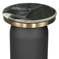 thumbnail image 6 of Luxor Drink Table Multicolor Marble Top Steel Base Modern Table, 6 of 7