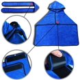 thumbnail image 4 of Peignoir pour Chien et Chat en Microfibre, Absorbant Rapidement l'Eau, Serviette de Bain, Bleu, P, 4 of 7