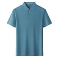 thumbnail image 1 of MDUKONU Chemise Décontractée pour Homme Coupe Ajustée Anti-Rétrécissement Tenue de Travail Bleu G, 1 of 9