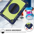 thumbnail image 4 of Case for Samsung Galaxy Tab A9+ 11"(2023),Heavy Duty Rugged Shockproof Anti-fall Protective Case Cover with Rotating Kickstand, Carrying Shoulder Strap, Handle Hand Strap,A, 4 of 9