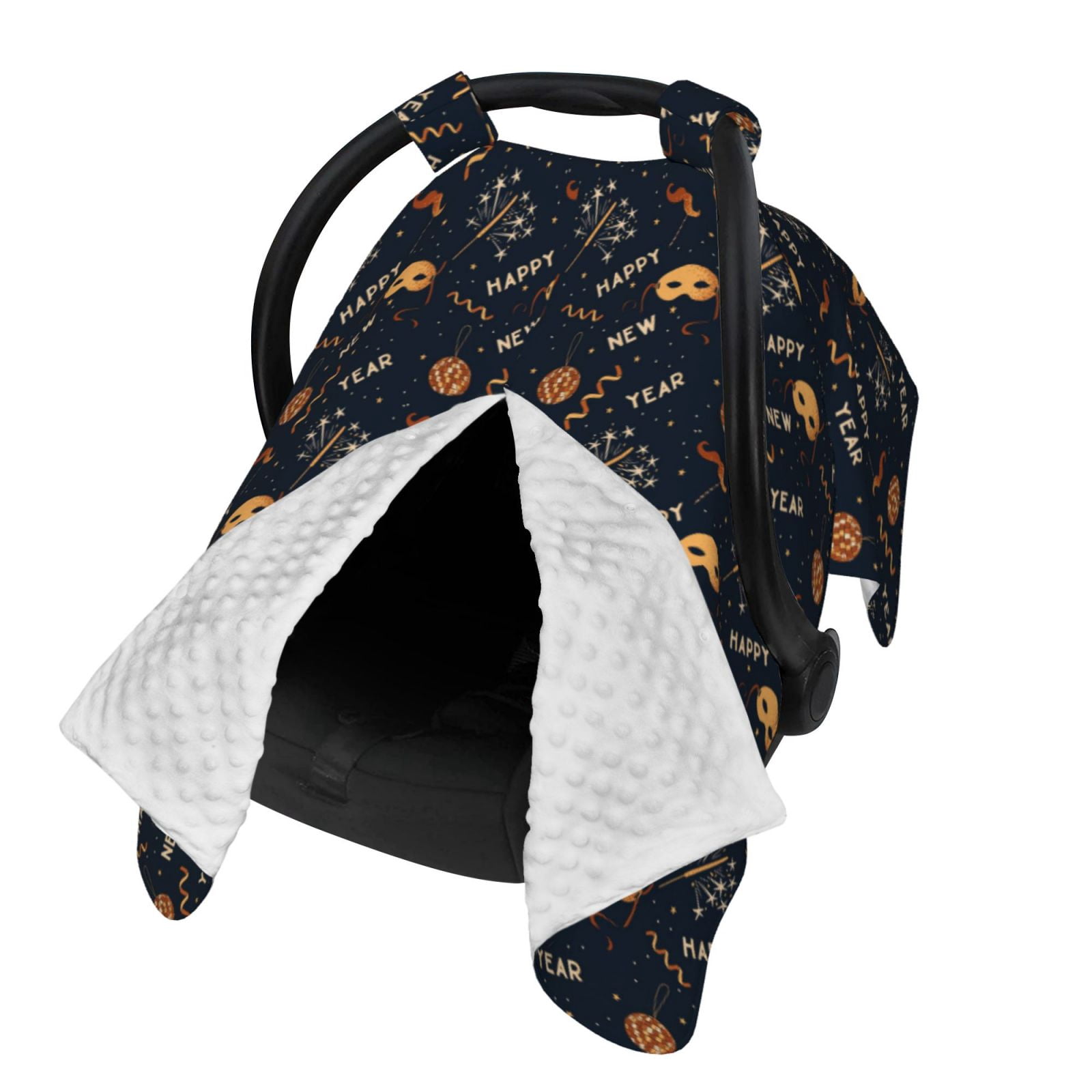 Naloa New Year Baby Car Seat Cover, Breathable Baby Carrier Cover, Multiuse Baby Carrier Cover & Nursing Breastfeeding Cover