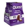 thumbnail image 3 of Quest Nutrition, 45g High Protein Chocolate Flavored Milkshake, Ready to Drink, 4 Count, 3 of 9