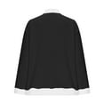 thumbnail image 6 of iHPH7 Womens Bed Jacket Fleece Jacket Women Pajama Tops for Women Sherpa Jacket Women Womens Loungewear Winter Pajamas for Women Warm Winter Coats for Women Black XXL, 6 of 7