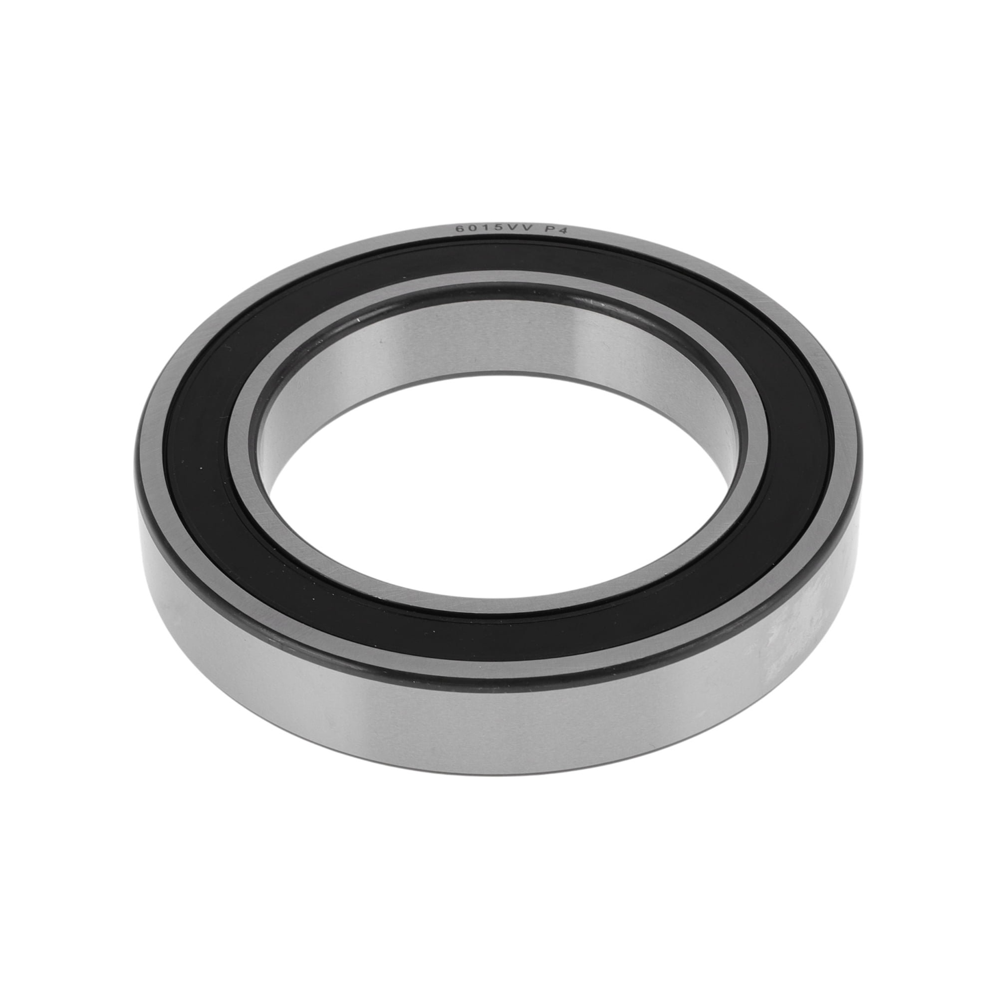 Unique Bargains 6015VV Deep Groove Ball Bearings 75x115x20mm P4 Double Rubber Seal Lubricated Bearings 1 Pcs Car Silver Tone,Black