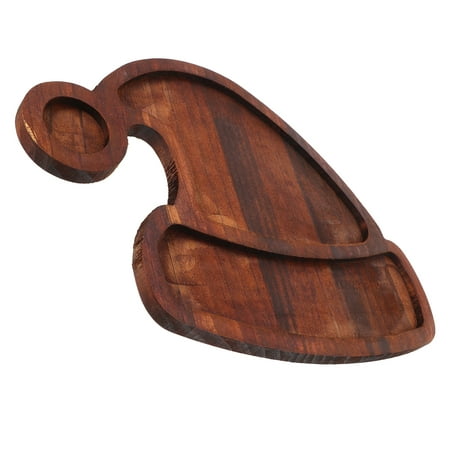

Christmas Hat Tray Party Snacks Tray Fruit Serving Platter Tray Wood 28.30X20.50X1.20CM