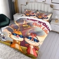 thumbnail image 3 of Chip y Dale Vida en el Parque Conjunto de sábanas temático, trío de piezas, cómodo y amigable con la piel, diseño único, regalo de decoración para el hogar para familiares, amigos y fans,173cm *218cm, 3 of 6