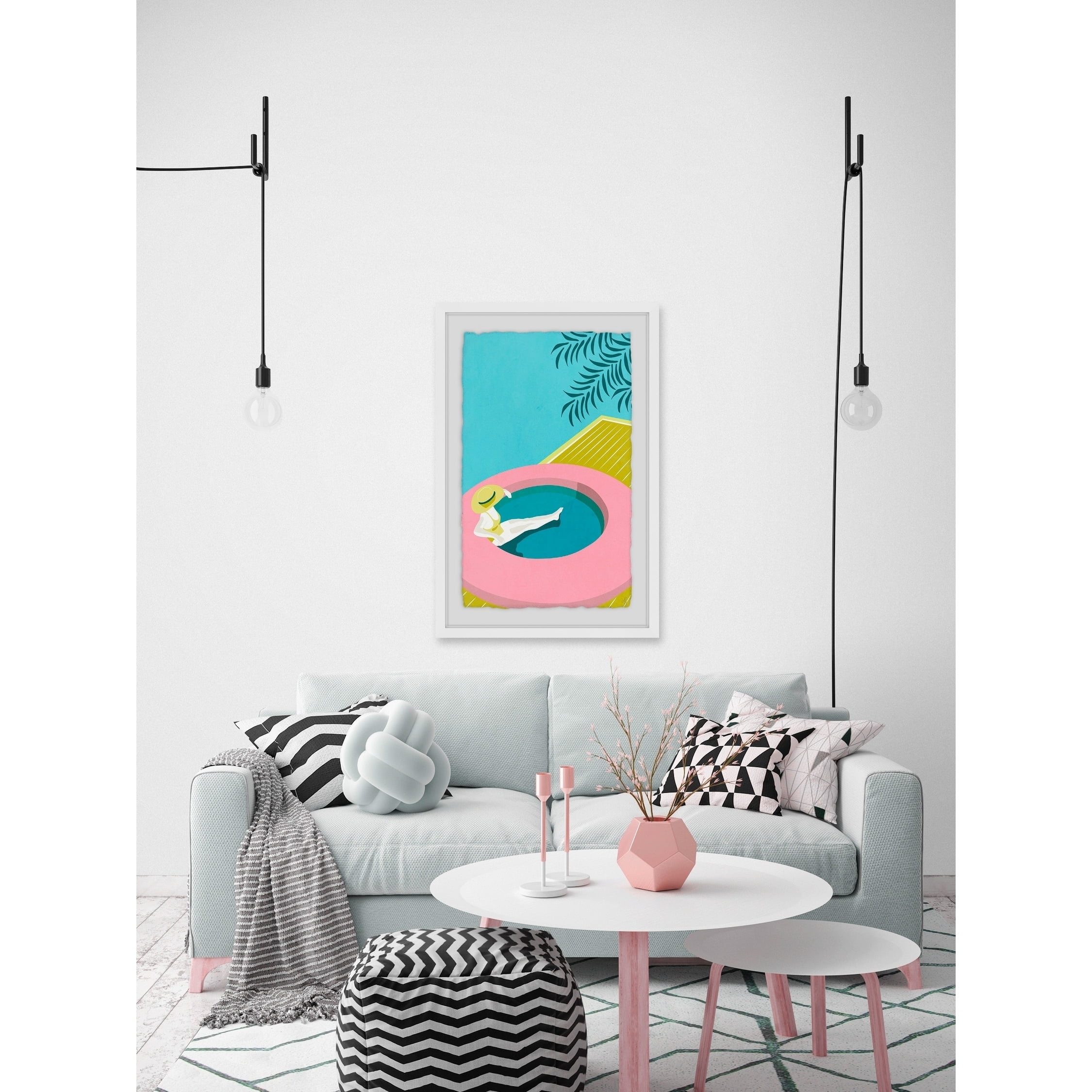 All by Herself Framed Painting Print