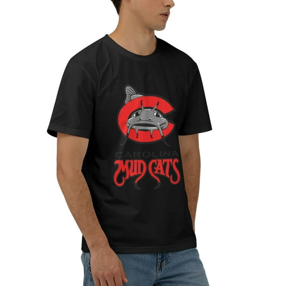 Carolina Mudcats Men'S 170g Combed Cotton Short Sleeve T-Shirt