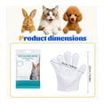 thumbnail image 4 of 48 Toallitas de Baño para Perros y Gatos, Guantes de Lavado, Guantes de Aseo Limpiadores y Desodorizantes., 4 of 5