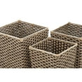 thumbnail image 4 of Benzara Functional Sea grass Metal Basket Set of 3, 4 of 5