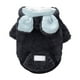 thumbnail image 2 of Abrigo para perros Abrigo de plumas de dos patas para mascotas pequeñas | Chaleco acolchado y cálido | Tela impermeable antiviento | Cierre de cremallera | Blanco, Gris | Tallas de S M L | Ropa de, 2 of 6