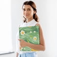 thumbnail image 6 of Ducks Daisy Flower on Green Wave File Folder 3 Ring Binders 1.5 inch Hardcover File Folders with Interior Pockets A4 Size Organizer for School Office Hospital Set of 2, 6 of 8