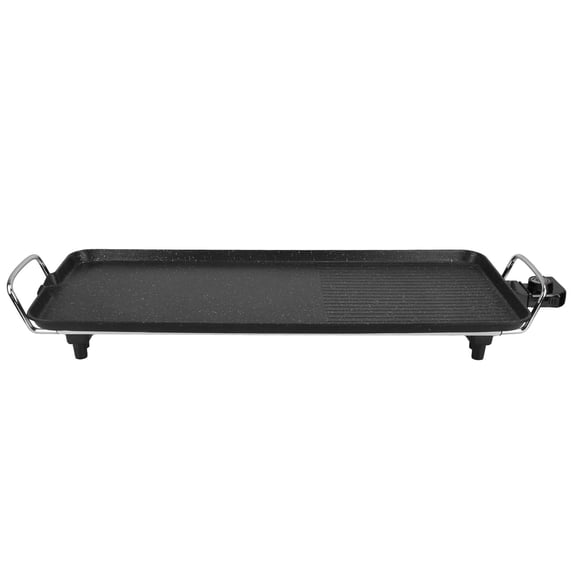 1Pc Electric Barbecue Grill Hot Plate Cooking BBQ Griddle Non Stick Table Top Grill Griddle For Indoor Outdoor Camping Picnic Family Gathering Friend Party