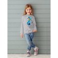 thumbnail image 2 of Cute Mermaid With Headphones Long Sleeve Toddler -Image by Shutterstock,  5 Toddler, 2 of 4