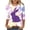 #0407-Multicolor, variant on Womens Tie Dye Bunny Print T Shirt 3/4 Sleeve Crew Neck Casual Tops Easter Rabbit Graphic Tees for Spring Vacation Wear