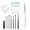 White, variant on Ear Cleaning Kit For Phones White Ear Canal Cleaner With 1296P Camera 5 Ear Spoons