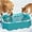 Blue, variant on Extra Large Heated Water Bowl with 5 Layers Design for Heating & Heat Preservation Provides Drinkable Water & Food in Winter Heated Pet Bowl for Cat Rabbit Chicken Duck Squirrel, 194 fl oz