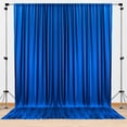 thumbnail image 1 of Cortinas de telón de fondo NSSONBEN, antiarrugas, 3 x 2,4 m, color azul real, 1 of 7