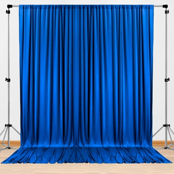 Cortinas de telón de fondo NSSONBEN, antiarrugas, 3 x 2,4 m, color azul real