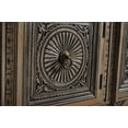 thumbnail image 4 of Taran Designs Isabella 3-drawer 3-door Solid Wood Sideboard in Beige/Black, 4 of 7