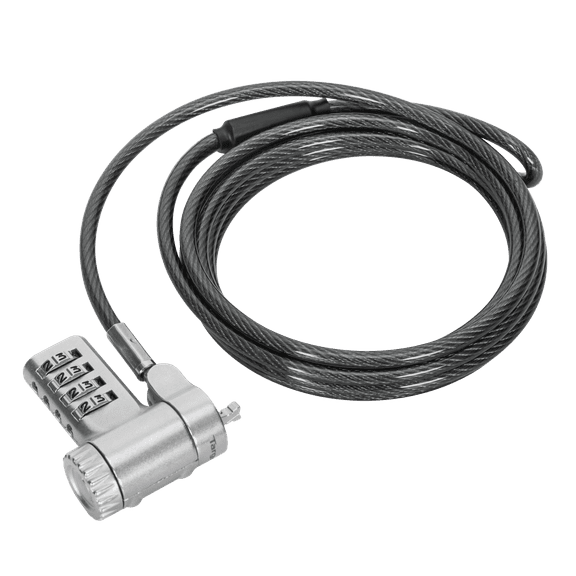 Targus DEFCOM Ultimate Universal Serialized Combination Lock, 6.5 ft Cable