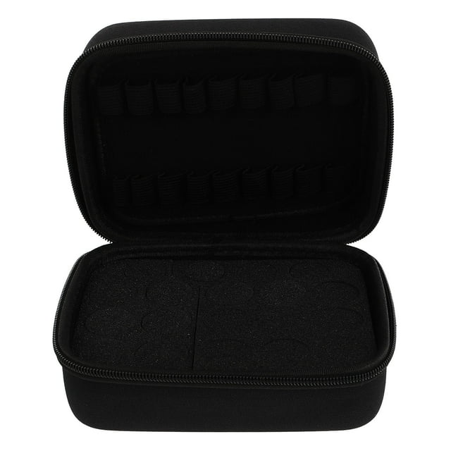 MasteelfCA 1Pc Useful Essential Oil Carrying Case Essential Oil Bottles Organizer (Black)