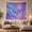 Lavender Space, variant on Spiral Galaxy Against a Star-Filled Cosmic Nebula, Energetic Celestial Art for Space Enthusiasts, Astronomy Wall Decor, Birthday Gift Tapestry Wall Hanging for Bedroom and Living Room