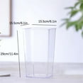 thumbnail image 2 of SouMaox Acrylic Flower Barrel, Clear Modern Vase, Desktop Floral Container, Arrangement Vessel for Living Room Dining Table Office Decor, 2 of 8