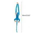 thumbnail image 3 of 23inch Plush Toy Gibbon Long Armed Monkey Doll Decompressing Fidget-Toy Festival House Ornament Women Baby Birthday Gift, 3 of 9