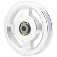 thumbnail image 1 of Shexton Polea de Fitness de aleación de Aluminio, Polea de Fitness de aleación de Aluminio Accesorios de Gimnasio en casa Pieza de Ejercicio Accesorio de Entrenamiento de Fuerza(Diameter 115mm), 1 of 5