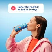 (6 pack) Vital Proteins Collagen Sparkling Water Strawberry Blossom, VERISOL® Collagen Peptides + Vitamin C, 0g Sugar, Liquid Skin Support Drink, 12 FL OZ Can