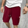 thumbnail image 6 of ZXLBBD Mens Cargo Shorts Trend Athleisure Micro Elastic Quarter Pants Casual Outdoor Comfort Daily Wear, 6 of 6