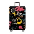thumbnail image 1 of Luggage Cover Stretch Fabric Suitcase Protector Baggage Dust Case Cover Suitable for18-32 Inch Suitcase Case Travel Organizer colorful dot M, 1 of 6