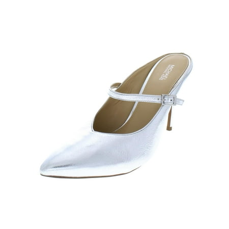 Womens Metallic Leather - MICHAEL Michael Kors Womens Tiegan Metallic Leather Mules