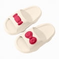 thumbnail image 4 of HCNTES Toddler Baby Slides Slipper Unisex Child Boys & Girls Slide Sandals for Kids Flip Flops Comfy Shower Slippers Beach Garden Shoes(White,9), 4 of 5
