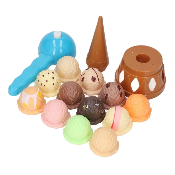Ice Cream Game Stacking Ice Cream Cone Pretend Game Early Educational Learning Pretend Play Food Improve Fine Motor Skill For Table For Kids