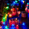 thumbnail image 3 of Flower Fairy String Lights, 33ft 100 LED Cherry Blossom Plug in Easter Christmas Tree Hanging Décor Lamp, Garden Bedroom Indoor Decorations for Fence, Wedding Birthday Party (Multicolor), 3 of 18