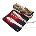 thumbnail image 2 of Hair Tools Travel Bag Heat-Resistant Curling Iron Organizer Bag with Detachable Heatproof Mat Travel Storage Case Red Bird Sitting on Sunflower, 2 of 8