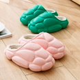 thumbnail image 5 of Vedolay Women Slippers Soft Plush Warm Lightweight Non-Slip House Slippers Green,39, 5 of 5