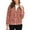 Pink, variant on Women's Soft Zip Up Jacket Cozy Lined Outerwear For Winter Warmth Lightweight Comfortable Casual Everyday Wear