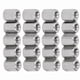 thumbnail image 2 of 20-Pack Stainless Steel Hex Coupling Nuts M4 X 0.7 8 L10mm 6-Sided Connector for Installation Rustproof, 2 of 5