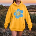 thumbnail image 2 of UngA Women Oversized Graphic Hoodies Cute Y2K Long Sleeve Fleece Hooded Sweatshirt Fall Pullover Green,L, 2 of 4